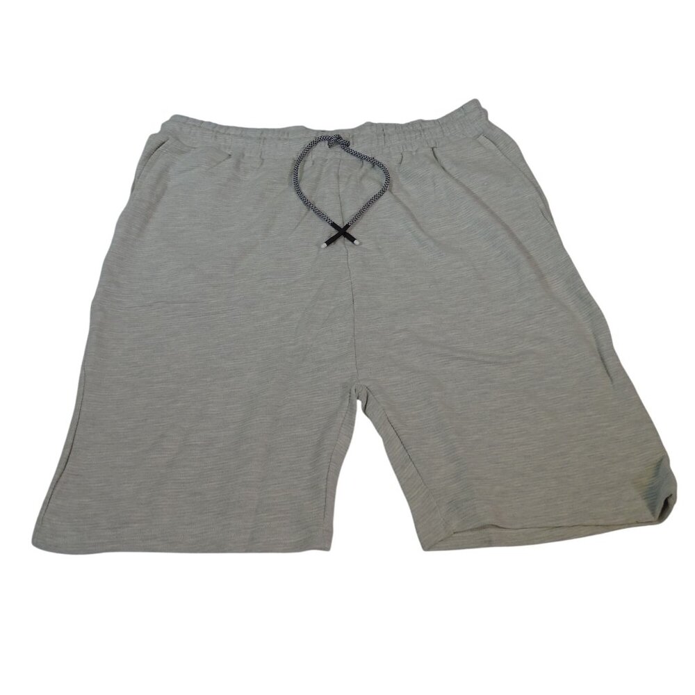 PX Men Oatmeal Beige Lounge Athleisure Shorts Size XXL Pull-on Drawstring Casual